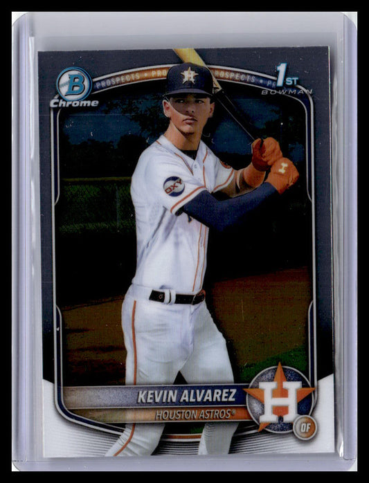 2025 Bowman Chrome #BCP-227 Kevin Alvarez Prospects 1st Bowman