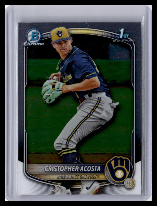 2025 Bowman Chrome #BCP-176 Cristopher Acosta Prospects 1st Bowman