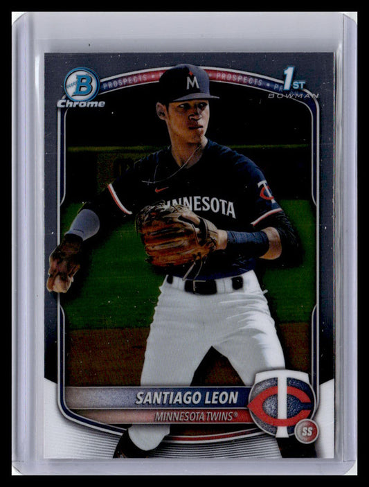 2025 Bowman Chrome #BCP-247 Santiago Leon Prospects 1st Bowman