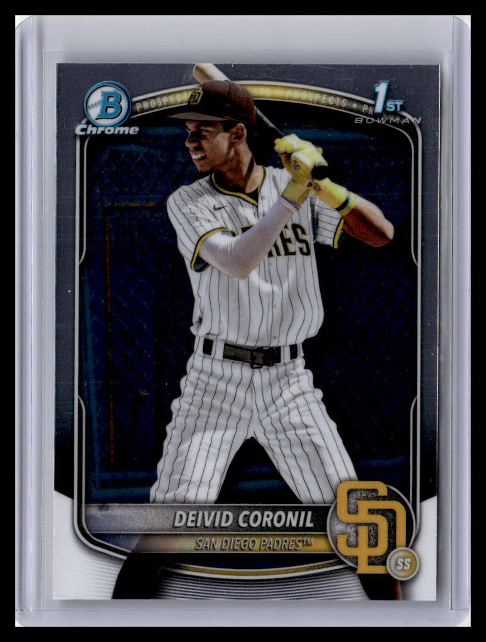 2025 Bowman Chrome #BCP-173 Deivid Coronil Prospects 1st Bowman