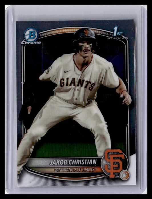 2025 Bowman Chrome #BCP-157 Jakob Christian Prospects 1st Bowman