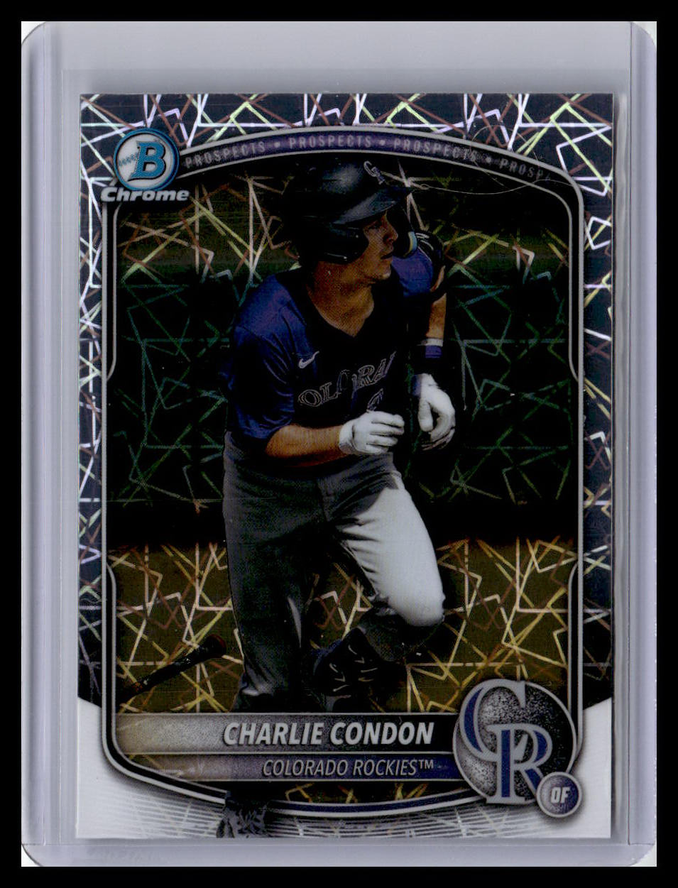 2025 Bowman Chrome #BCP-248 Charlie Condon Prospects Laser 1st Bowman