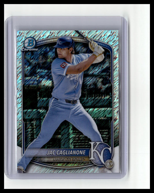 2025 Bowman Chrome #BCP-154 Jac Caglianone Prospects Shimmer
