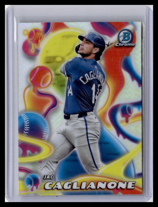 2025 Bowman Chrome #MM-24 Jac Caglianone Melt Mashers