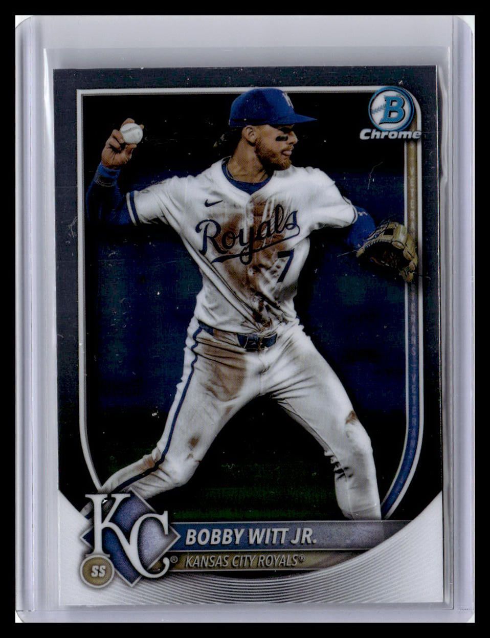 2025 Bowman Chrome #7 Bobby Witt Jr.