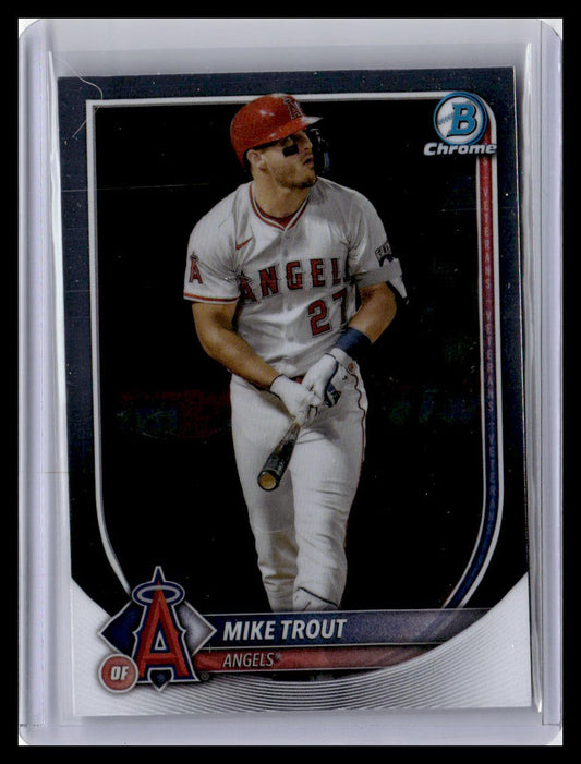 2025 Bowman Chrome #27 Mike Trout