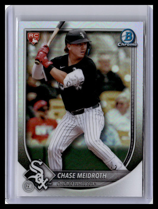 2025 Bowman Chrome #71 Chase Meidroth Red RC Variation