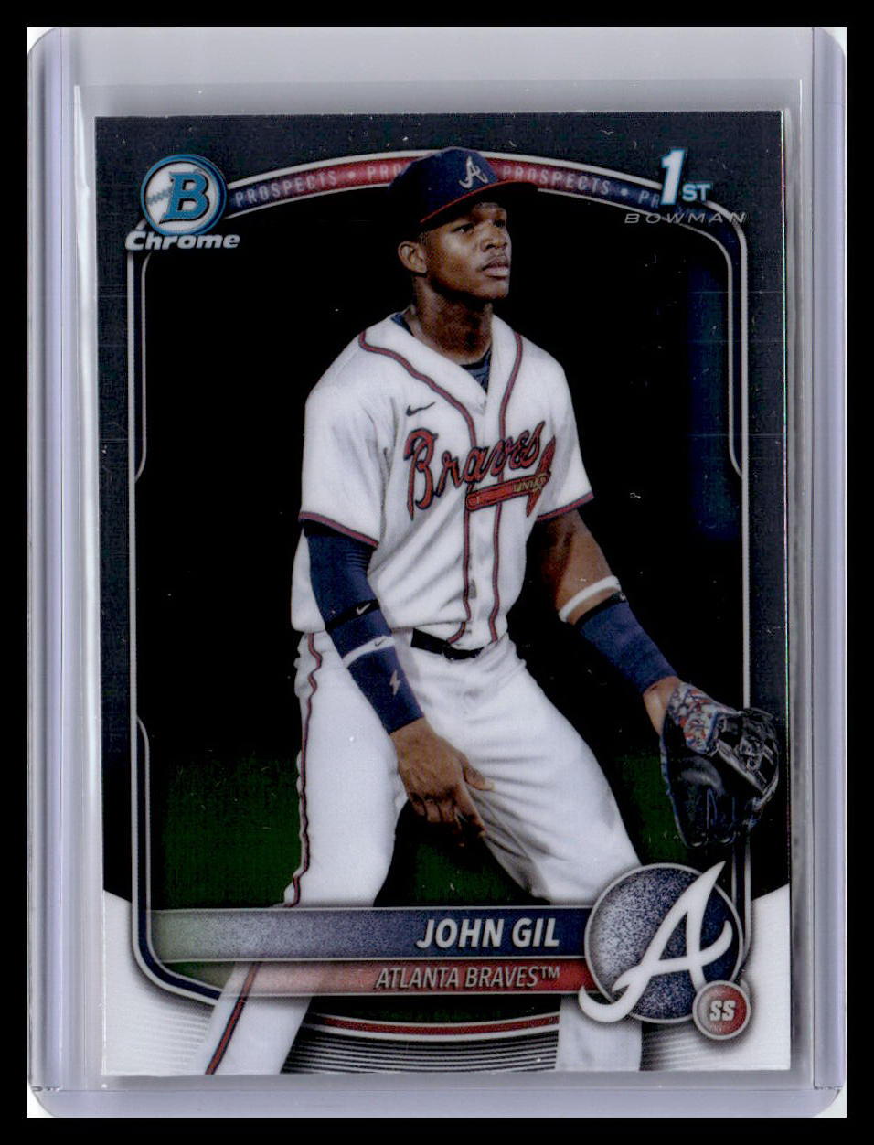 2025 Bowman Chrome #BCP-172 John Gil Prospects 1st Bowman