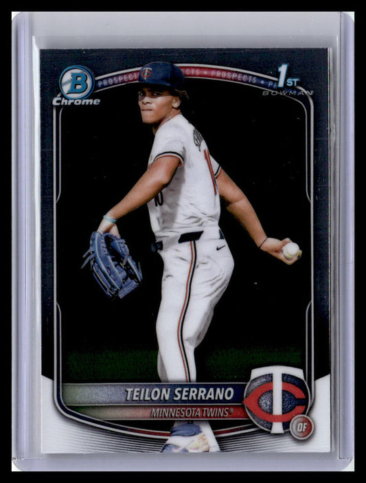 2025 Bowman Chrome #BCP-188 Teilon Serrano Prospects 1st Bowman