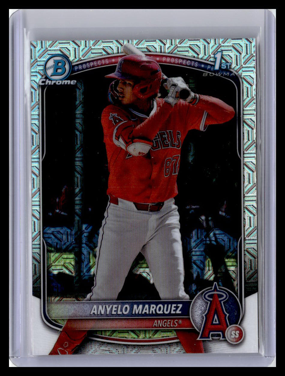 2025 Bowman Chrome #BCP-201 Anyelo Marquez Prospects 1st Bowman Mojo 1