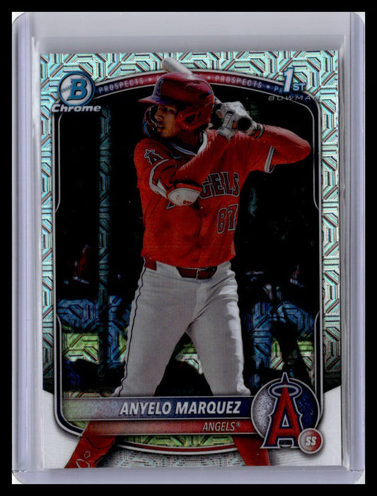 2025 Bowman Chrome #BCP-201 Anyelo Marquez Prospects 1st Bowman Mojo 1