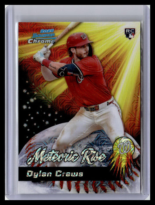 2025 Bowman Chrome #MR-10 Dylan Crews Meteoric Rise