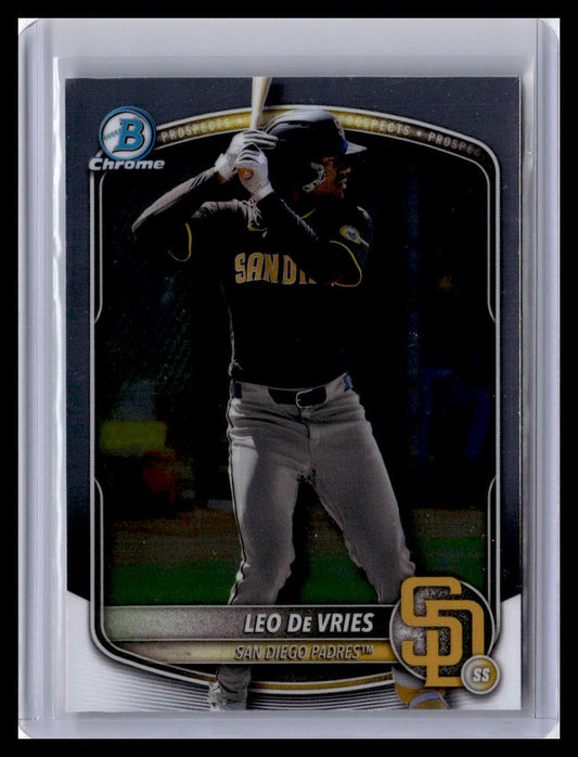 2025 Bowman Chrome #BCP-204 Leo De Vries Prospects