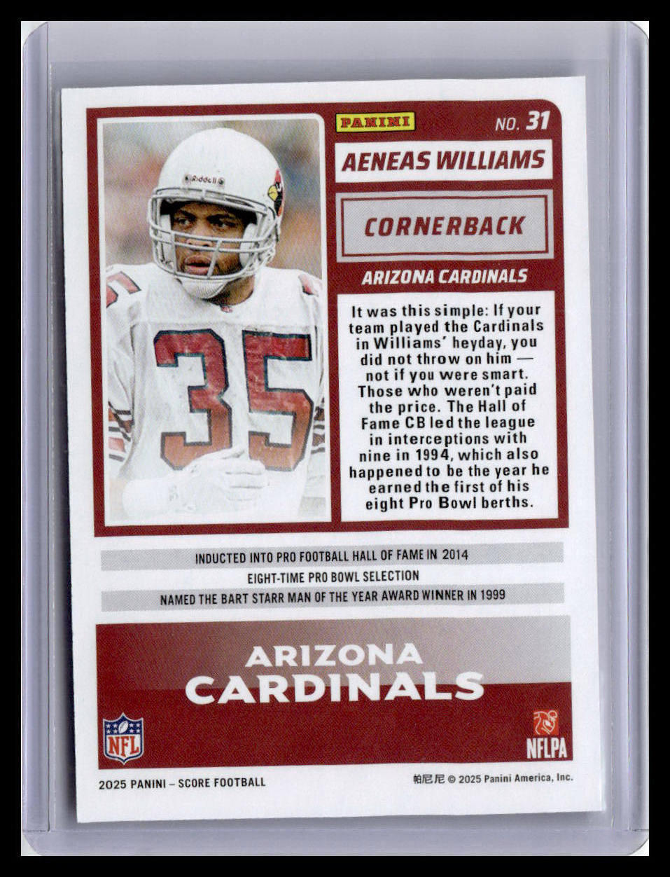 2025 Score #31 Aeneas Williams