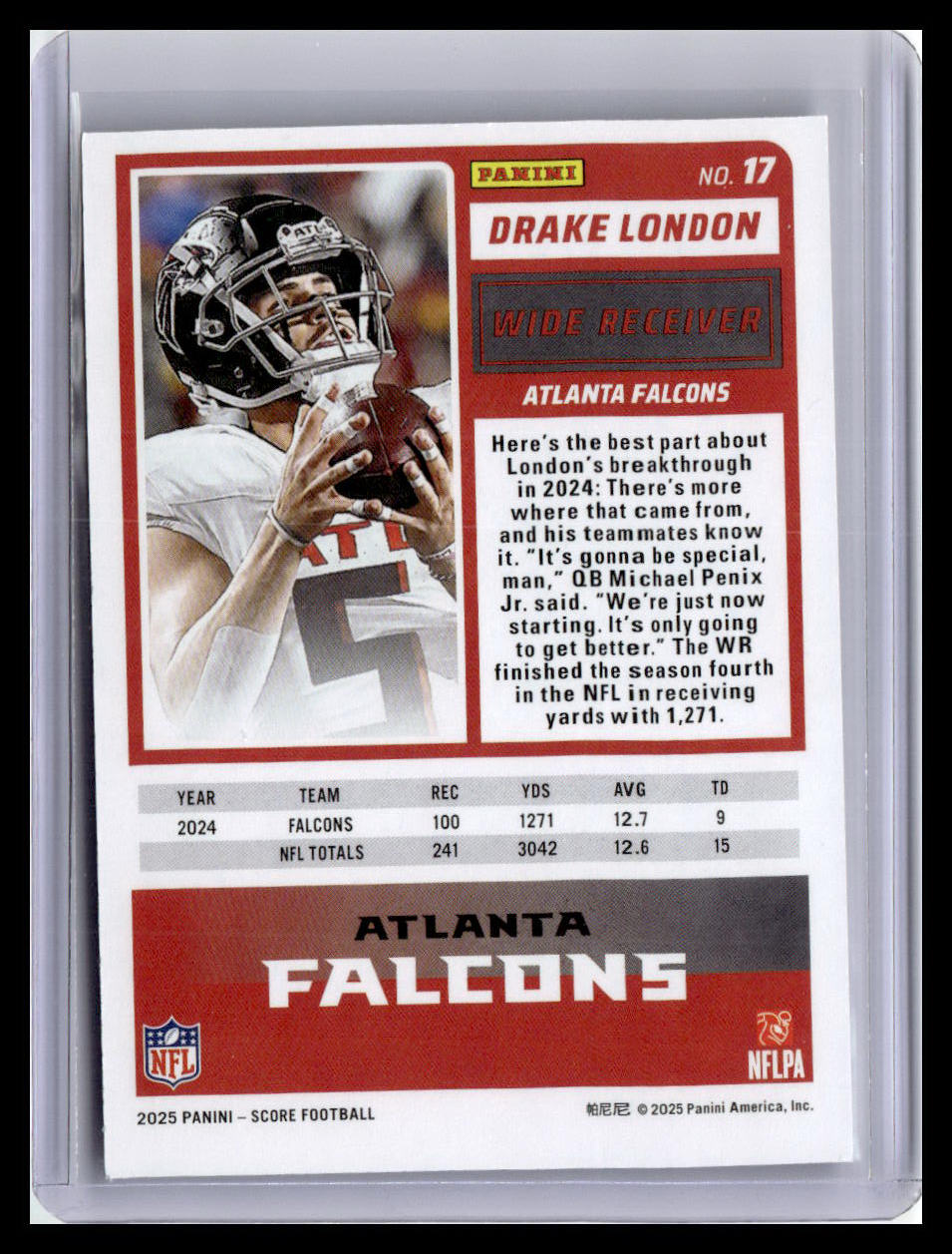 2025 Score #17 Drake London