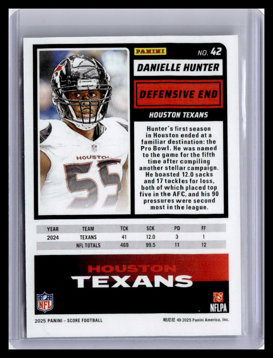 2025 Score #42 Danielle Hunter