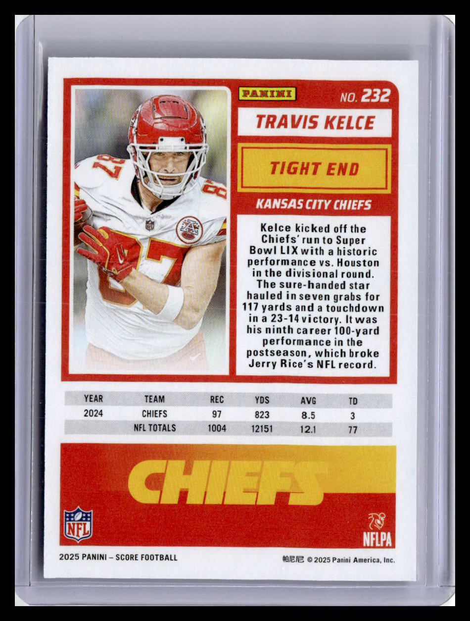 2025 Score #232 Travis Kelce