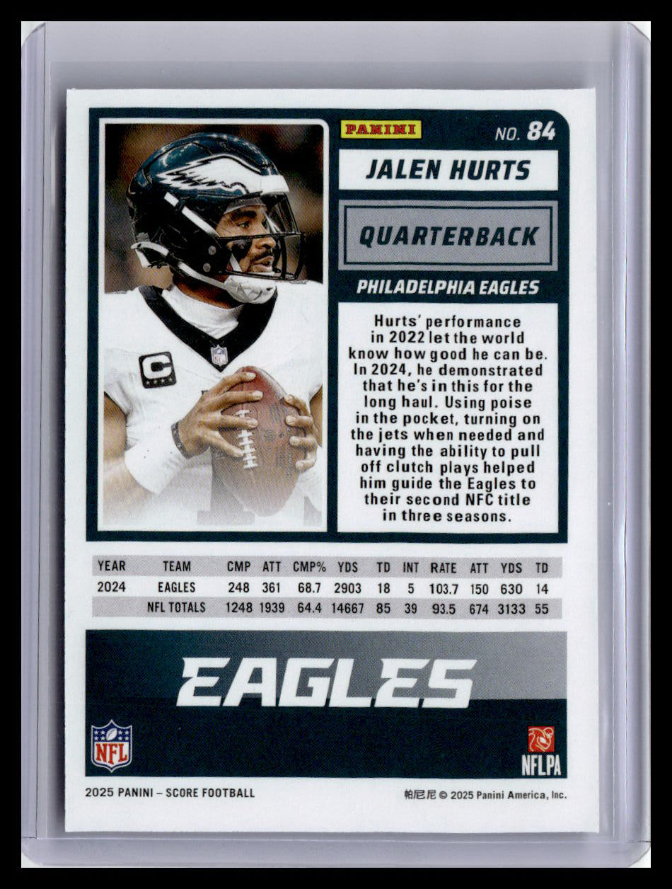 2025 Score #84 Jalen Hurts
