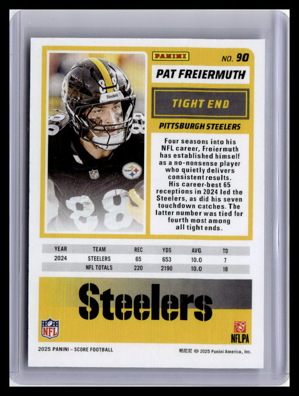 2025 Score #90 Pat Freiermuth