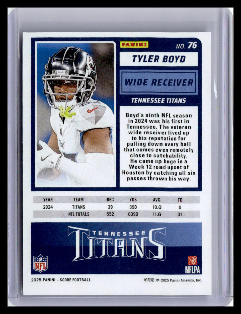 2025 Score #76 Tyler Boyd