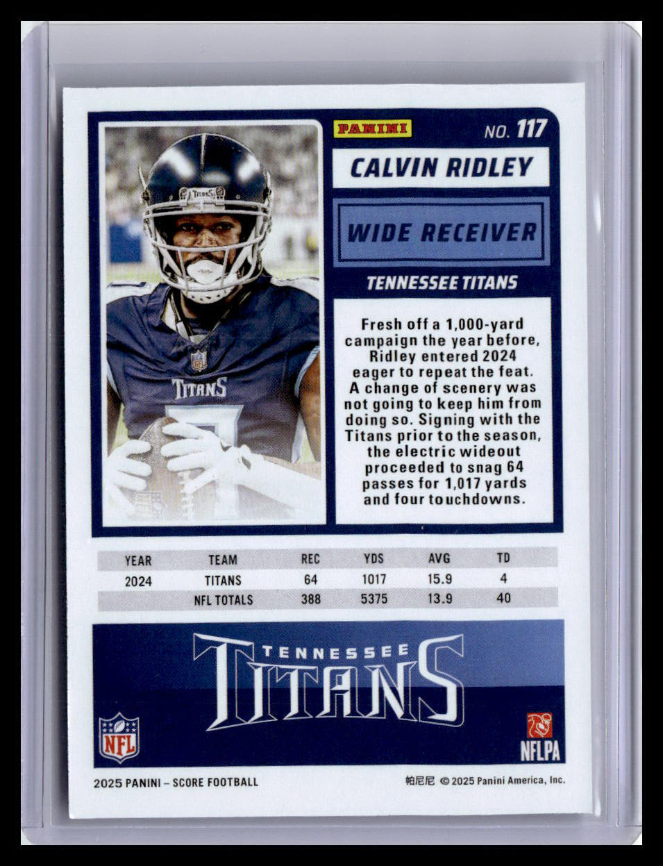 2025 Score #117 Calvin Ridley