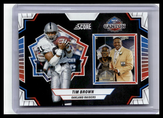 2025 Score #20 Tim Brown Men of Canton