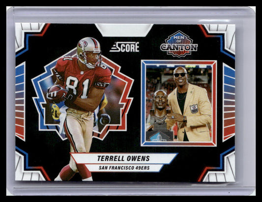 2025 Score #8 Terrell Owens Men of Canton
