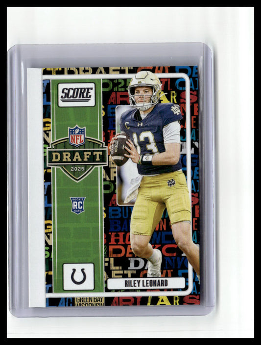 2025 Score #20 Riley Leonard NFL Draft