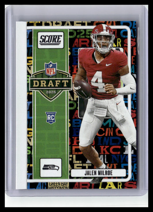 2025 Score #10 Jalen Milroe NFL Draft
