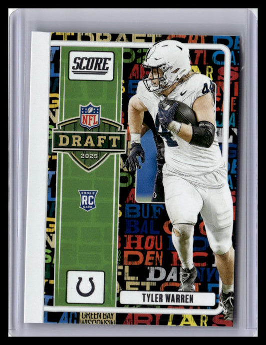 2025 Score #12 Tyler Warren NFL Draft