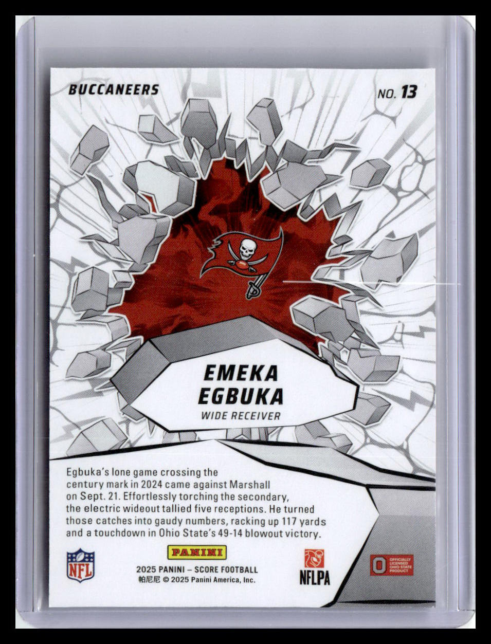 2025 Score #13 Emeka Egbuka Emerged