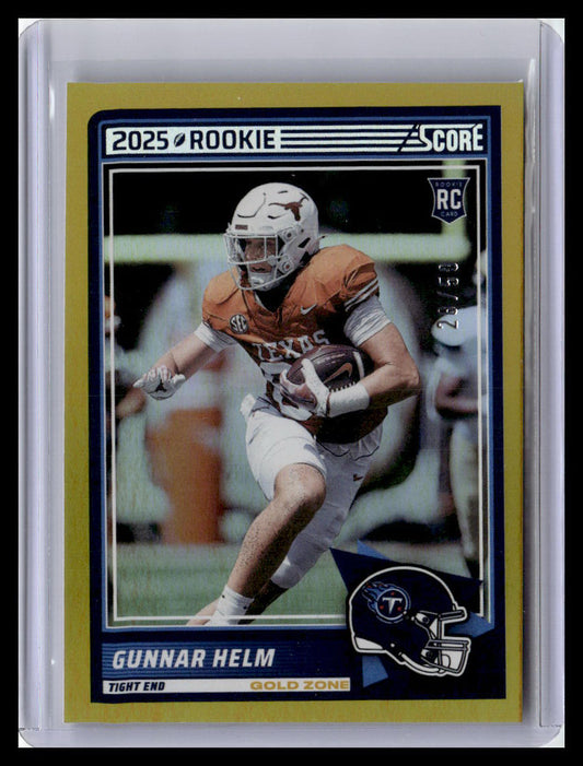 2025 Score #99 Gunnar Helm Gold Zone #/50
