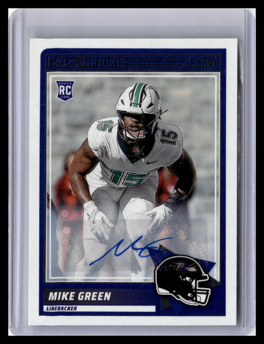 2025 Score #88 Mike Green Base Rookie Signatures