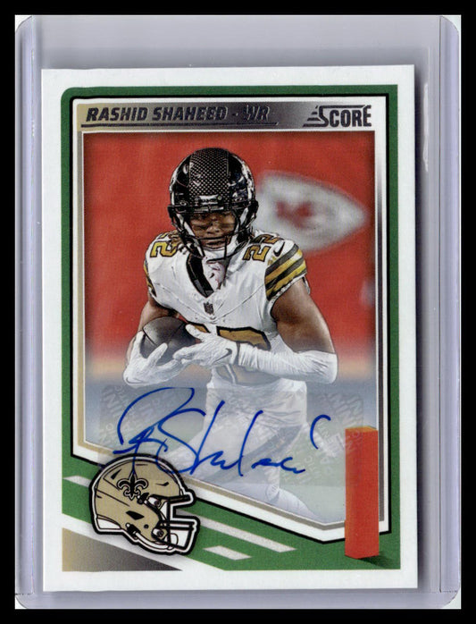 2025 Score #191 Rashid Shaheed Base Signatures