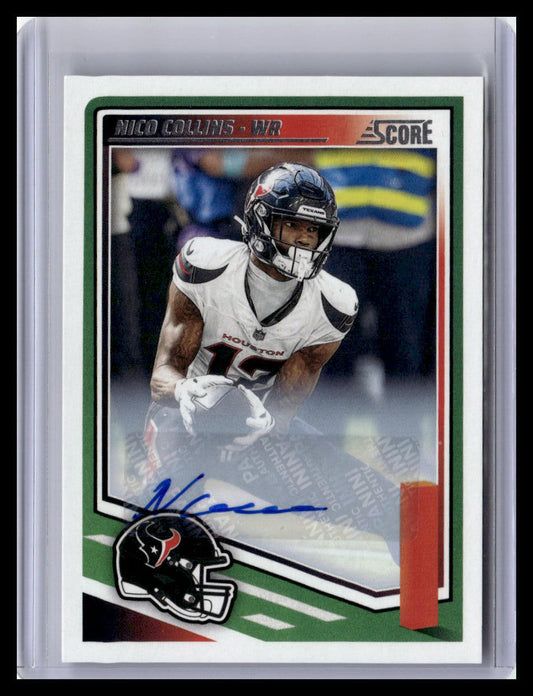 2025 Score #39 Nico Collins Base Signatures