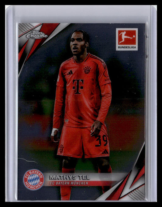 2024-25 Topps Chrome Bundesliga #83 Mathys Tel