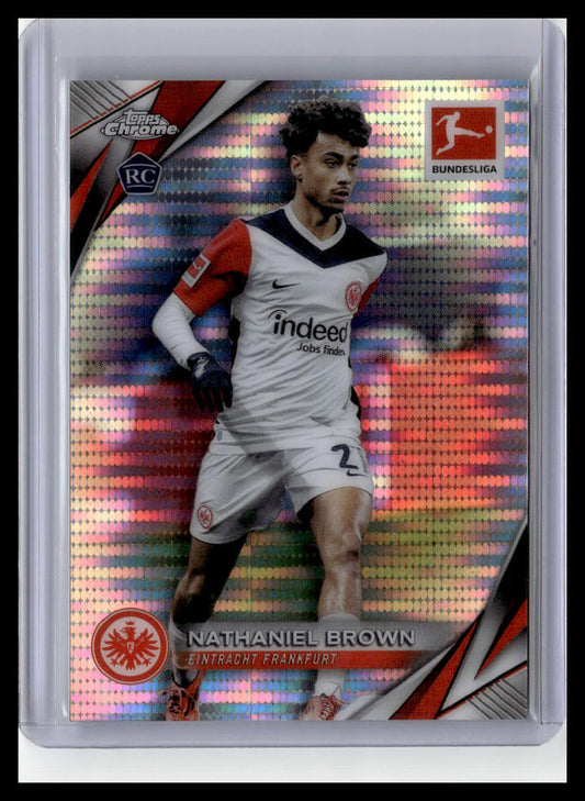 2024-25 Topps Chrome Bundesliga #29 Nathaniel Brown Pulsar Refractor