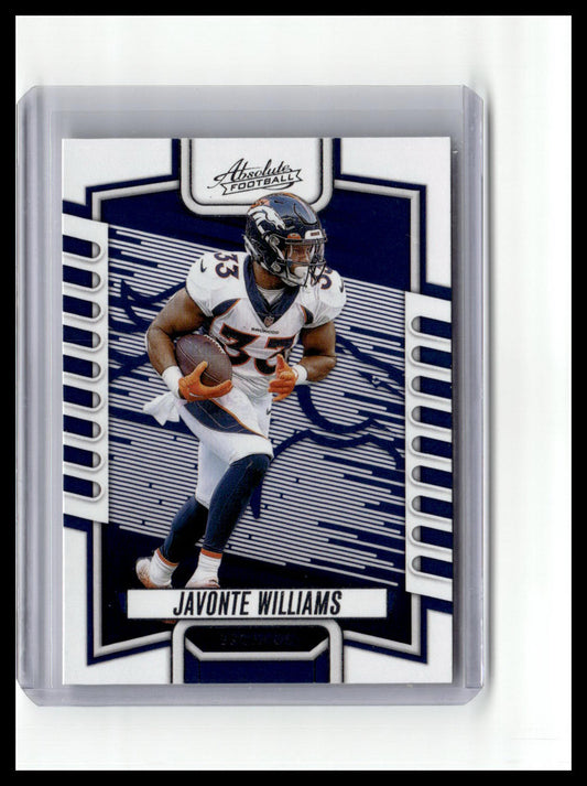 2023 Panini Absolute #54 Javonte Williams