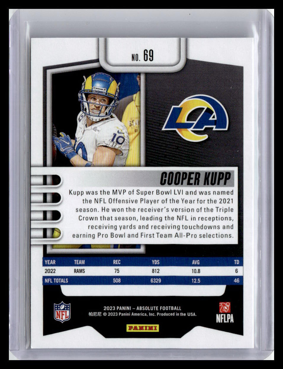 2023 Panini Absolute #69 Cooper Kupp