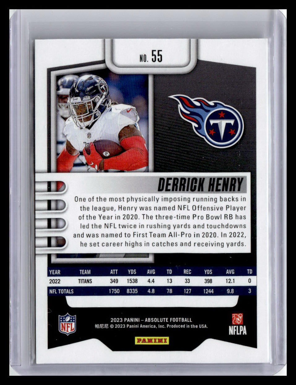 2023 Panini Absolute #55 Derrick Henry