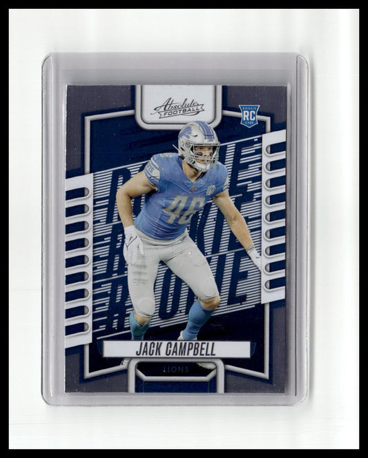 2023 Panini Absolute #154 Jack Campbell