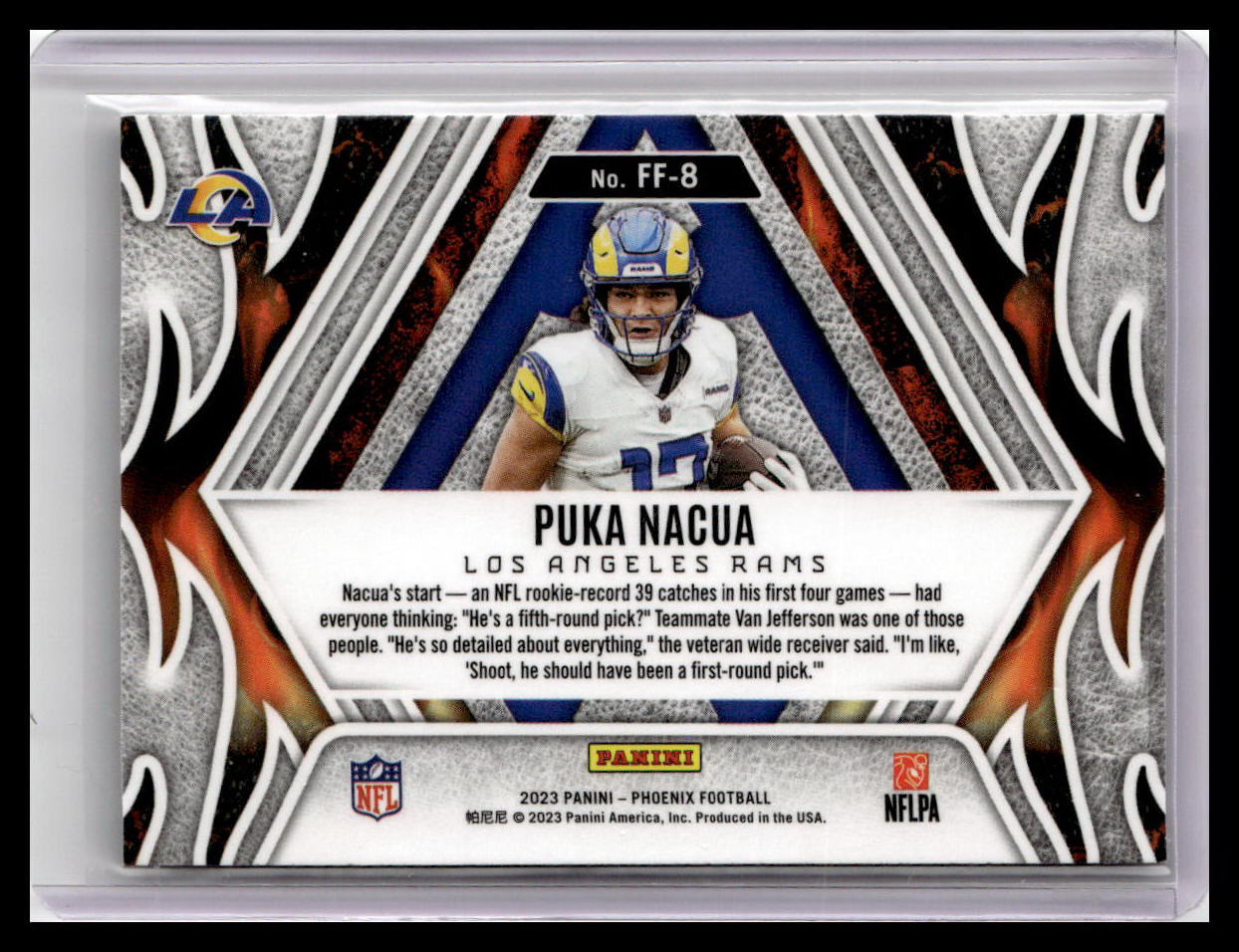 2023 Panini Phoenix #FF-8 Puka Nacua