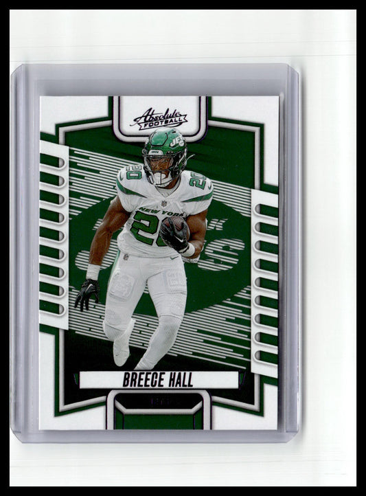 2023 Panini Absolute #38 Breece Hall Purple