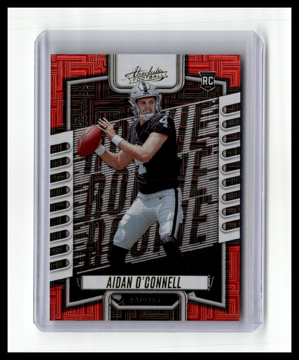 2023 Panini Absolute #138 Aidan O'Connell Escher Squares Red #/499