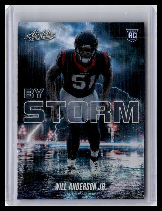 2023 Panini Absolute #BST-3 Will Anderson Jr. By Storm