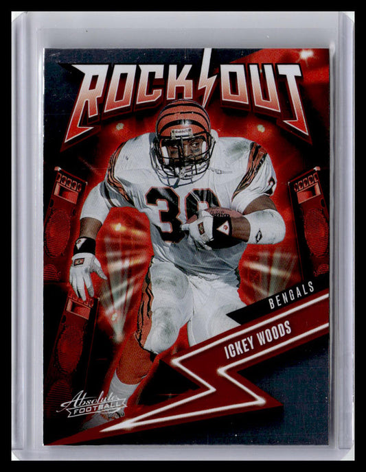 2023 Panini Absolute #14 Ickey Woods Rock Out