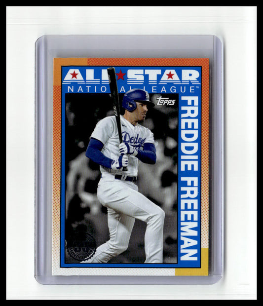 2025 Topps #90AS-21 Freddie Freeman 1990 Topps 35th Anniversary All-Stars