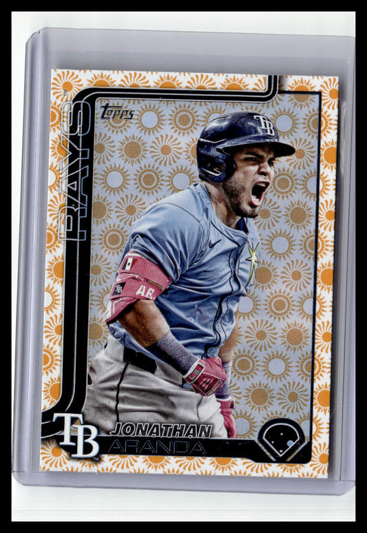 2025 Topps #678 Jonathan Aranda Holiday