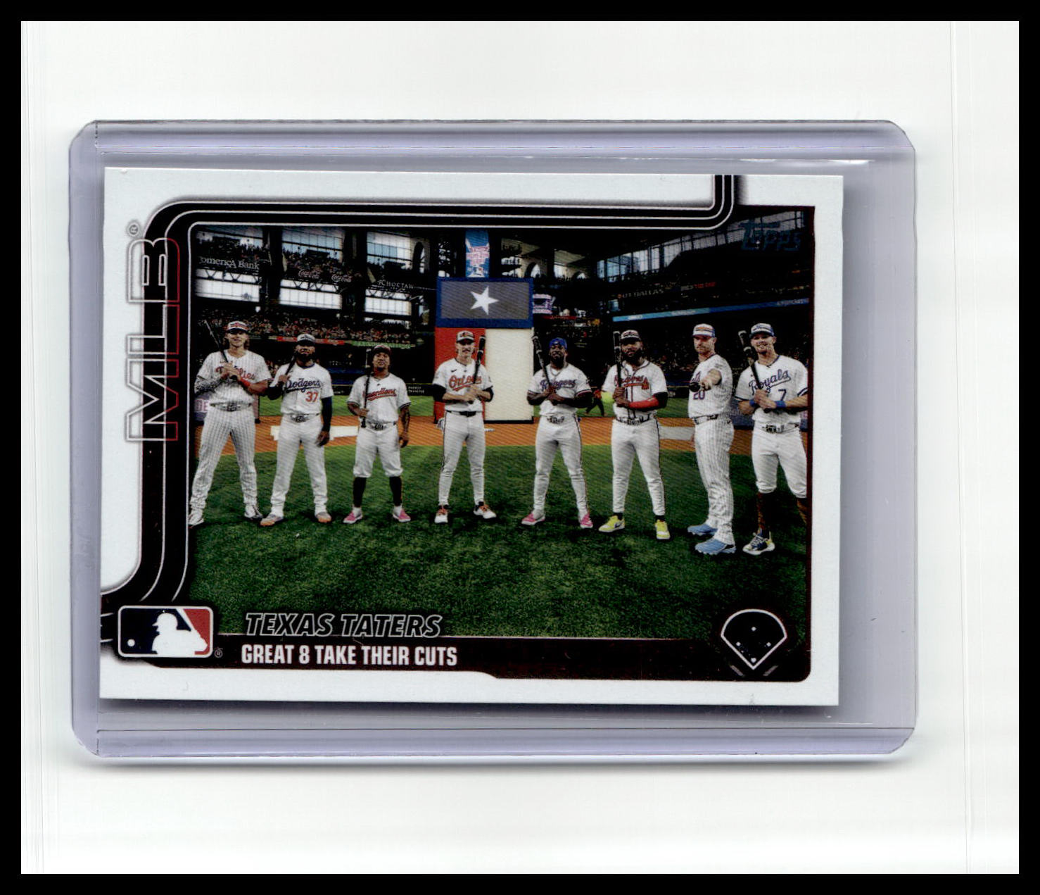 2025 Topps #409 Texas Taters: Great 8 Take Their Cuts