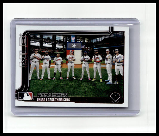 2025 Topps #409 Texas Taters: Great 8 Take Their Cuts